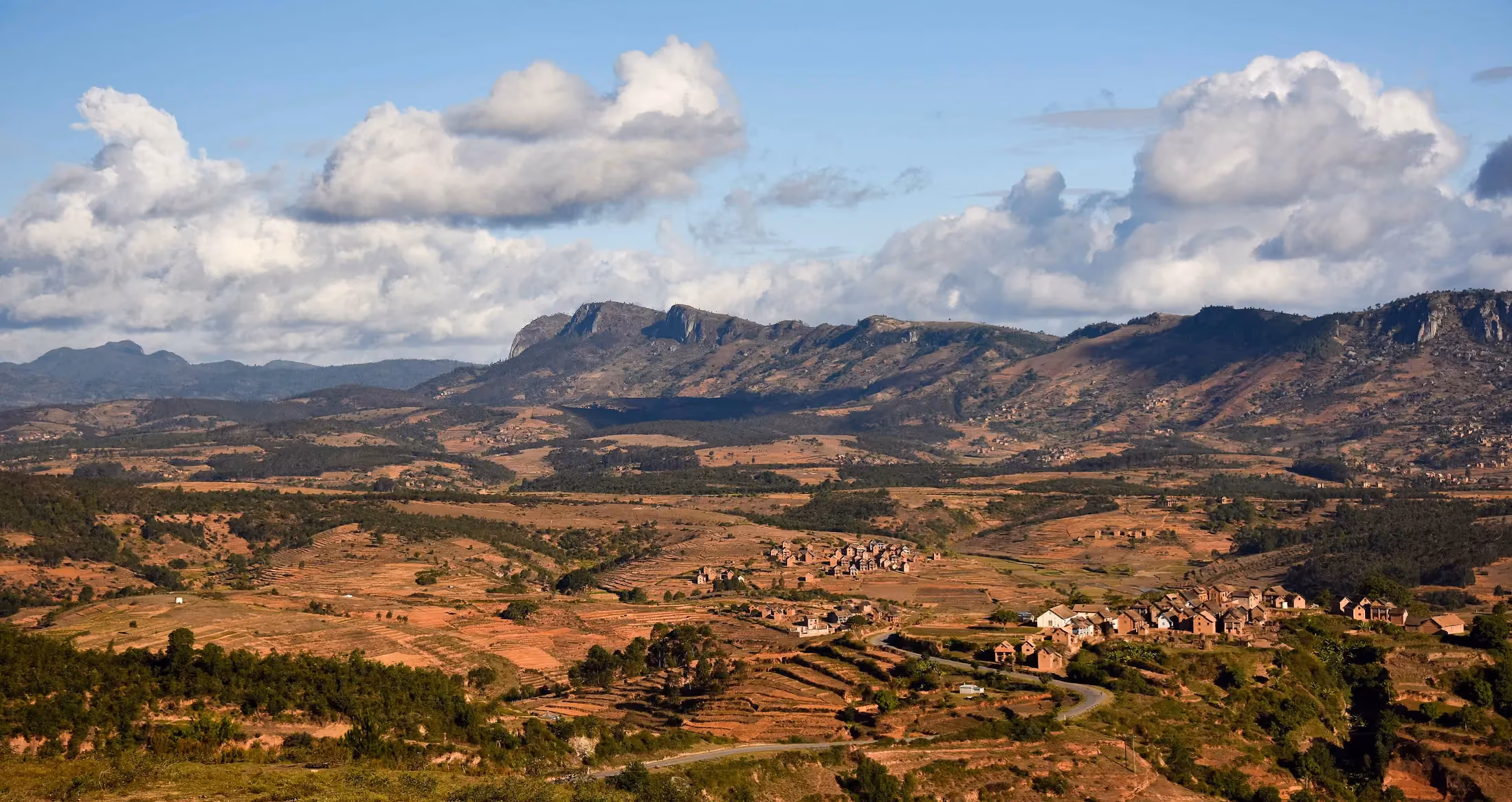 Paysage des hautes terres malgaches