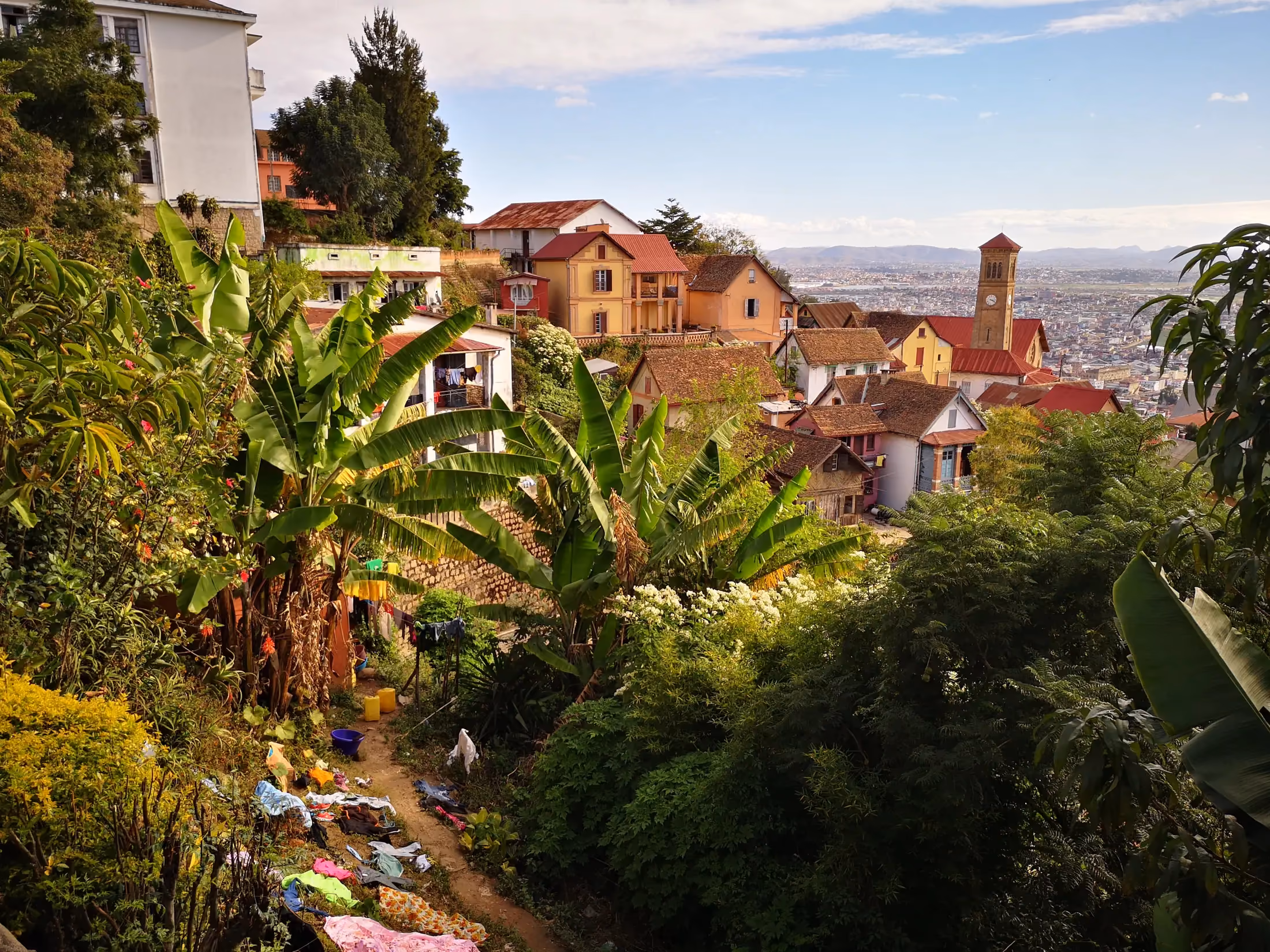 Antananarivo vue depuis la colline du Palais de la Reine